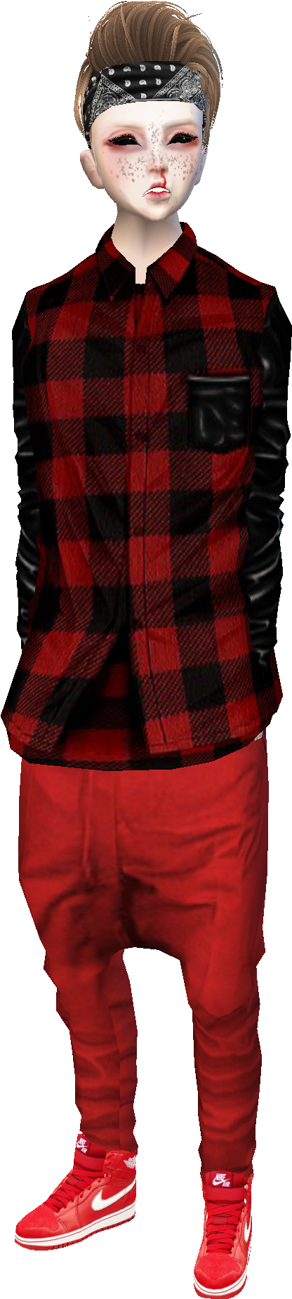 Imvu - Plaid Clipart (2048x2048), Png Download