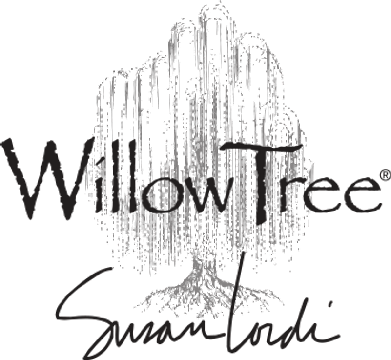 Willow Drawing Flower - Willow Tree Angels Logo Clipart (800x800), Png Download