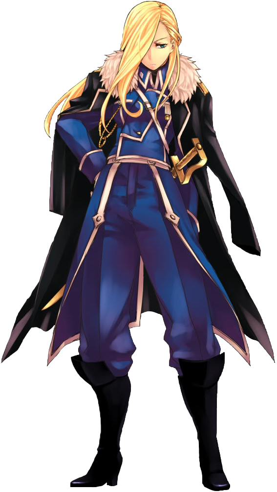 Olivier Armstrong - Fullmetal Alchemist Olivier Clipart (724x1024), Png Download