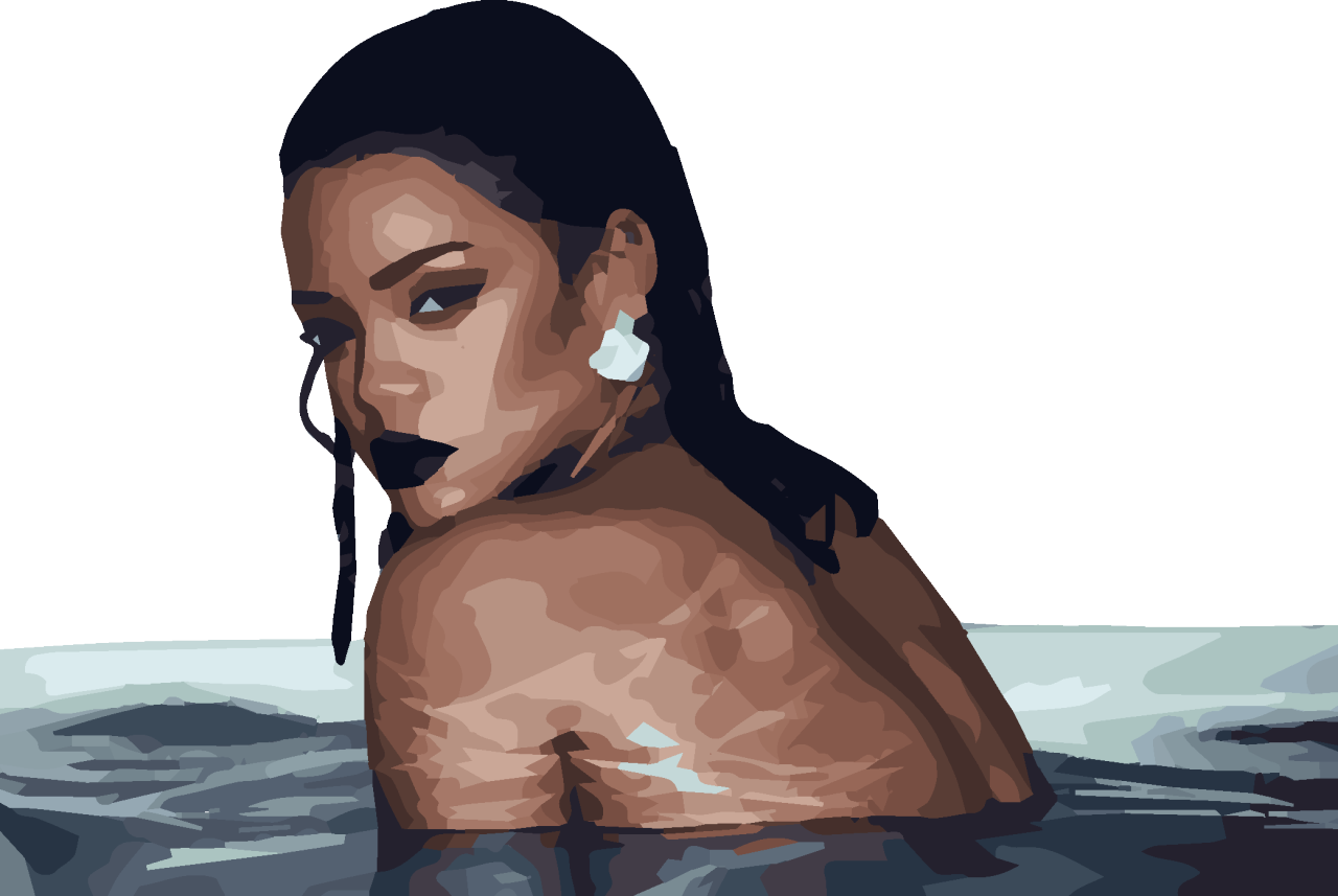 Transparents Rihanna Illustrated Transparents Like - Rihanna Png Clipart (1280x857), Png Download