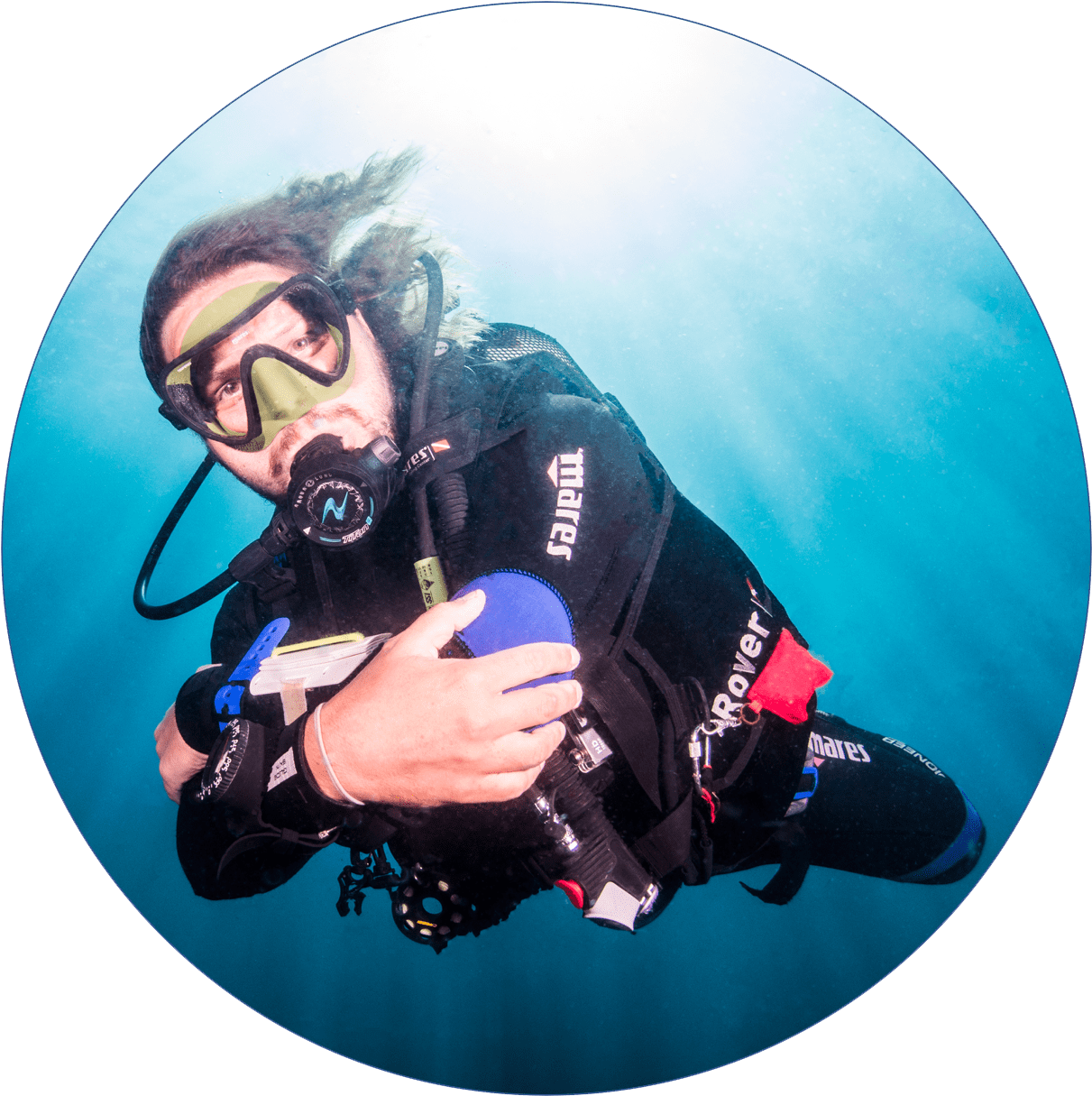 Padi Divemaster Qualification - Dry Suit Clipart (1306x1256), Png Download