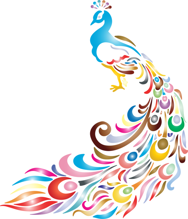 Peafowl Computer Icons Feather Graphics And Art Download - Transparent Background Peacock Icon Clipart (643x750), Png Download