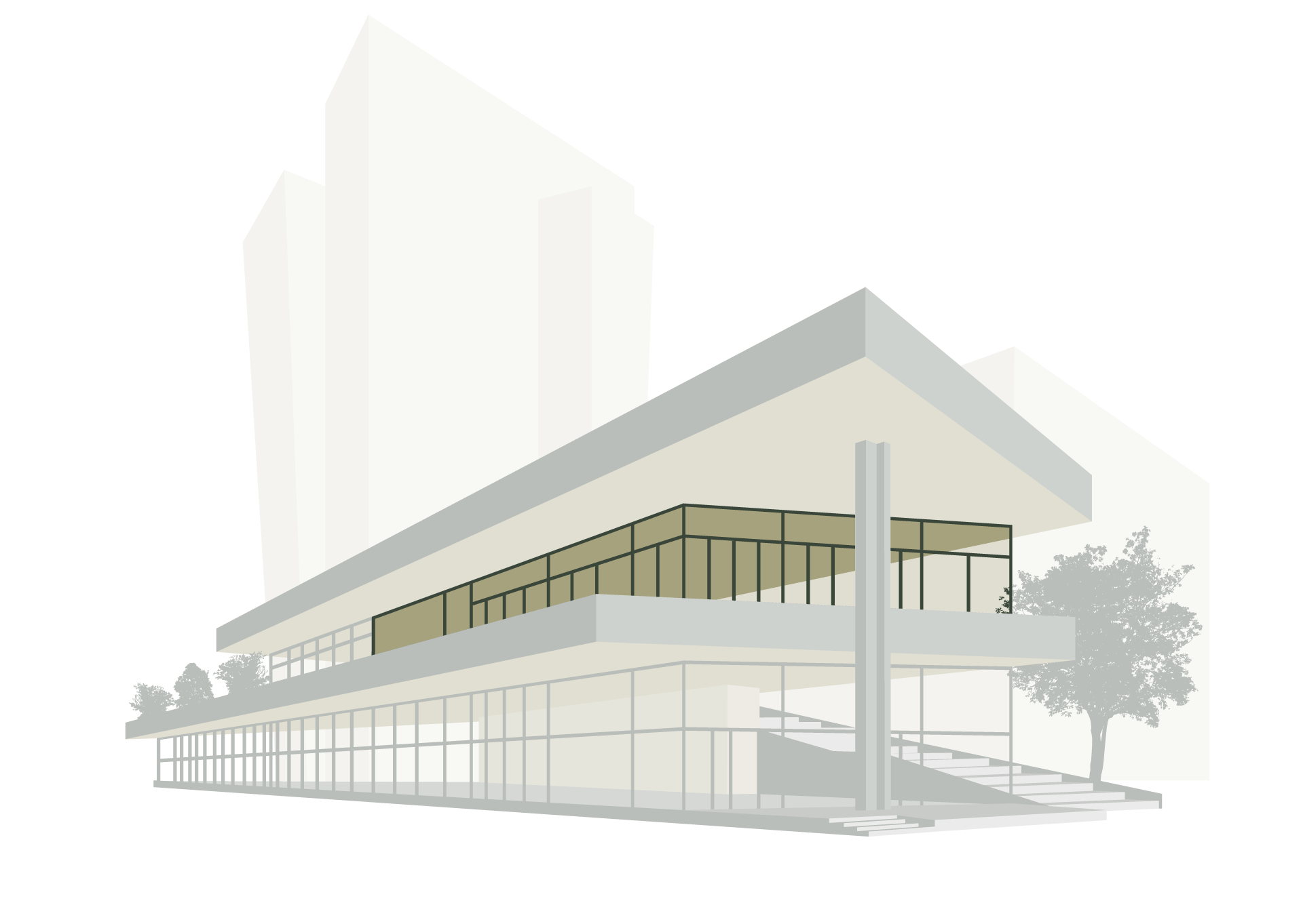 Circl Rooftopbar - Architecture Clipart (1920x1363), Png Download