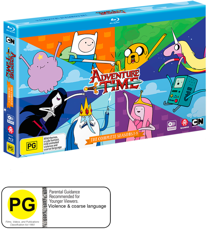 Adventure Time Blu Ray Complete Series Clipart (729x1000), Png Download