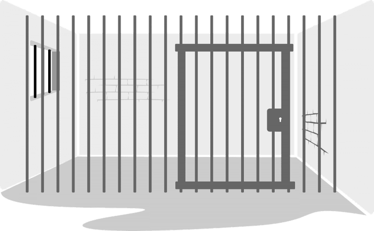 Jail Cell Transparent Bars Clipart (768x475), Png Download