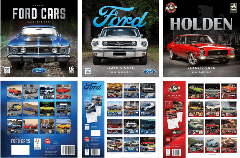 Classic Car Calendars - First Generation Ford Mustang Clipart (800x544), Png Download