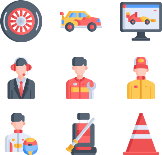 Auto Racing Clipart (600x564), Png Download