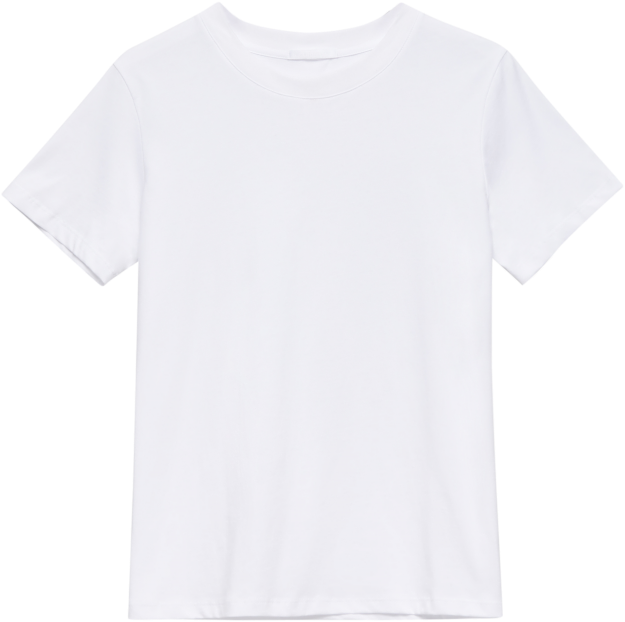 T Shirt Biały Clipart (640x640), Png Download