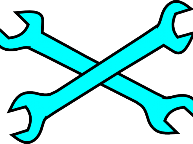 Wrench Clipart Blue - Wrenches Clip Art - Png Download (640x480), Png Download