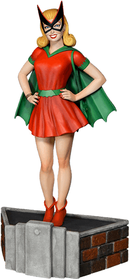 Classic Batgirl 11” Maquette Statue - Batman Classic Joker Maquette Statue Clipart (600x600), Png Download