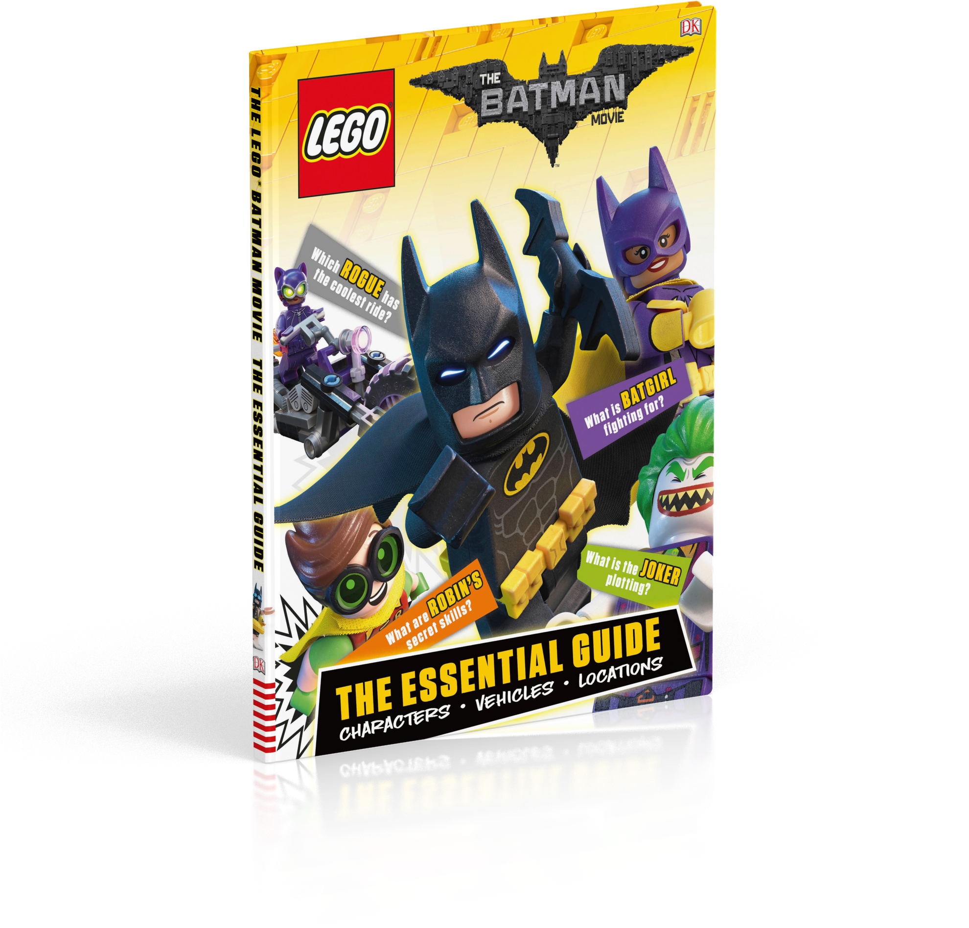 From Robin To Batgirl, The Lego® Batman Movie - Batman The Essential Guide Clipart (3398x1910), Png Download