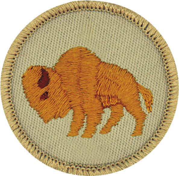 Buffalo - Blue Fox Patrol Patch Clipart (639x649), Png Download