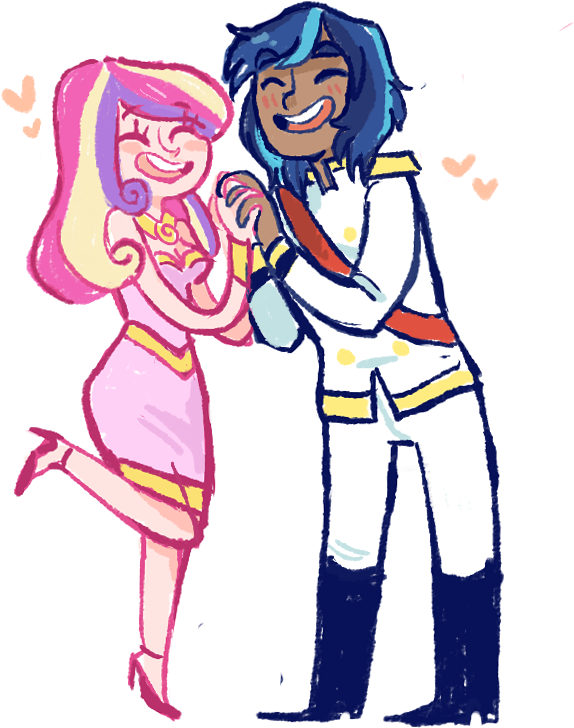 Cosmicbirds, Eyes Closed, Heart, Holding Hands, Human, - Cartoon Clipart (800x768), Png Download