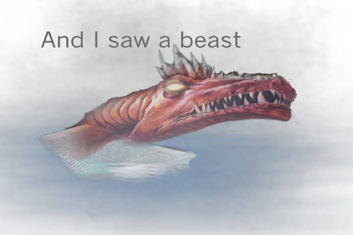 4m Beast Sea2 - Dragon Clipart (720x480), Png Download
