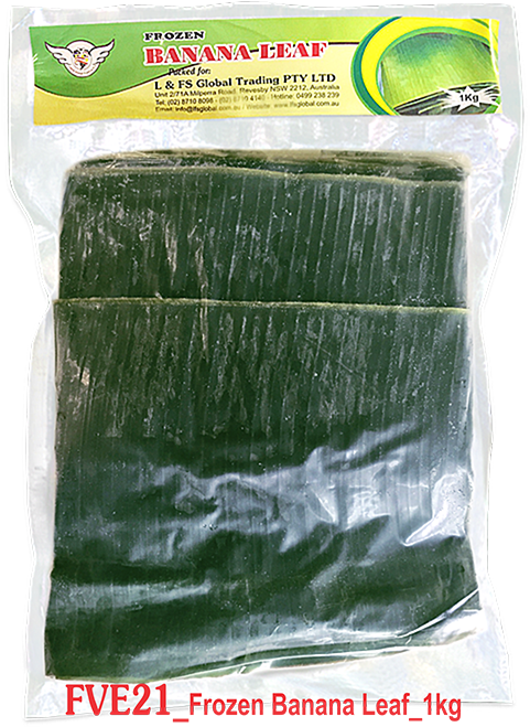 [fve21] Frozen Banana Leaf - Leaf Vegetable Clipart (488x669), Png Download