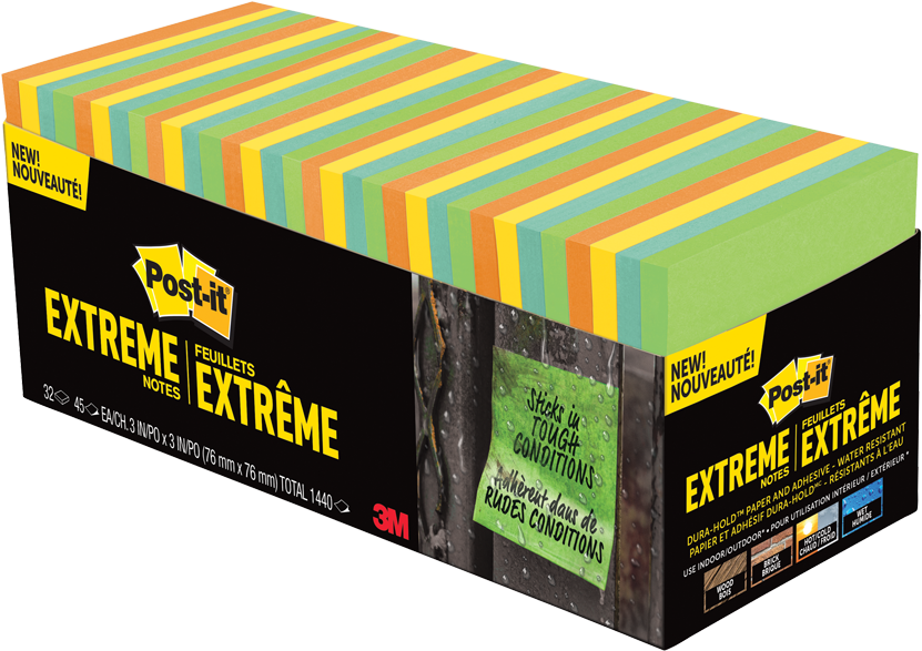 Extreme Notes - 3m Post It Extreme Notes Clipart (850x850), Png Download