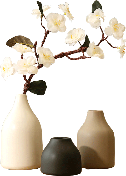Simulation Plum Blossom Peach Blossom Cherry Blossom - Vase Clipart (800x800), Png Download