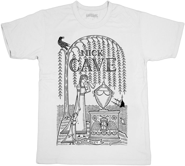 Nick Cave Lyrics T-shirt - Tee Shirt Nick Cave Clipart (600x600), Png Download