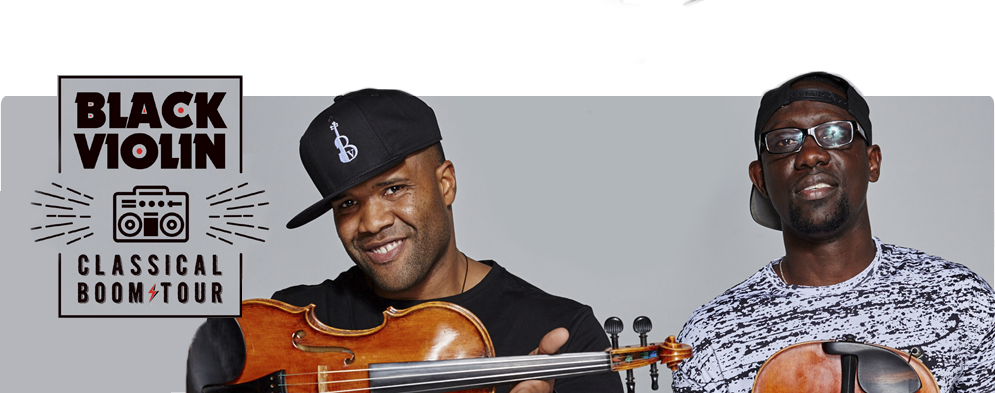 Visit Black Violin's Official Website , Facebook, Myspace, - Black Violin Clipart (995x393), Png Download