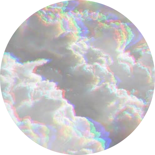 #clouds #glitch #cloud #circle #background #freetoedit - Aesthetic Purple Pink Sky Clipart (495x495), Png Download