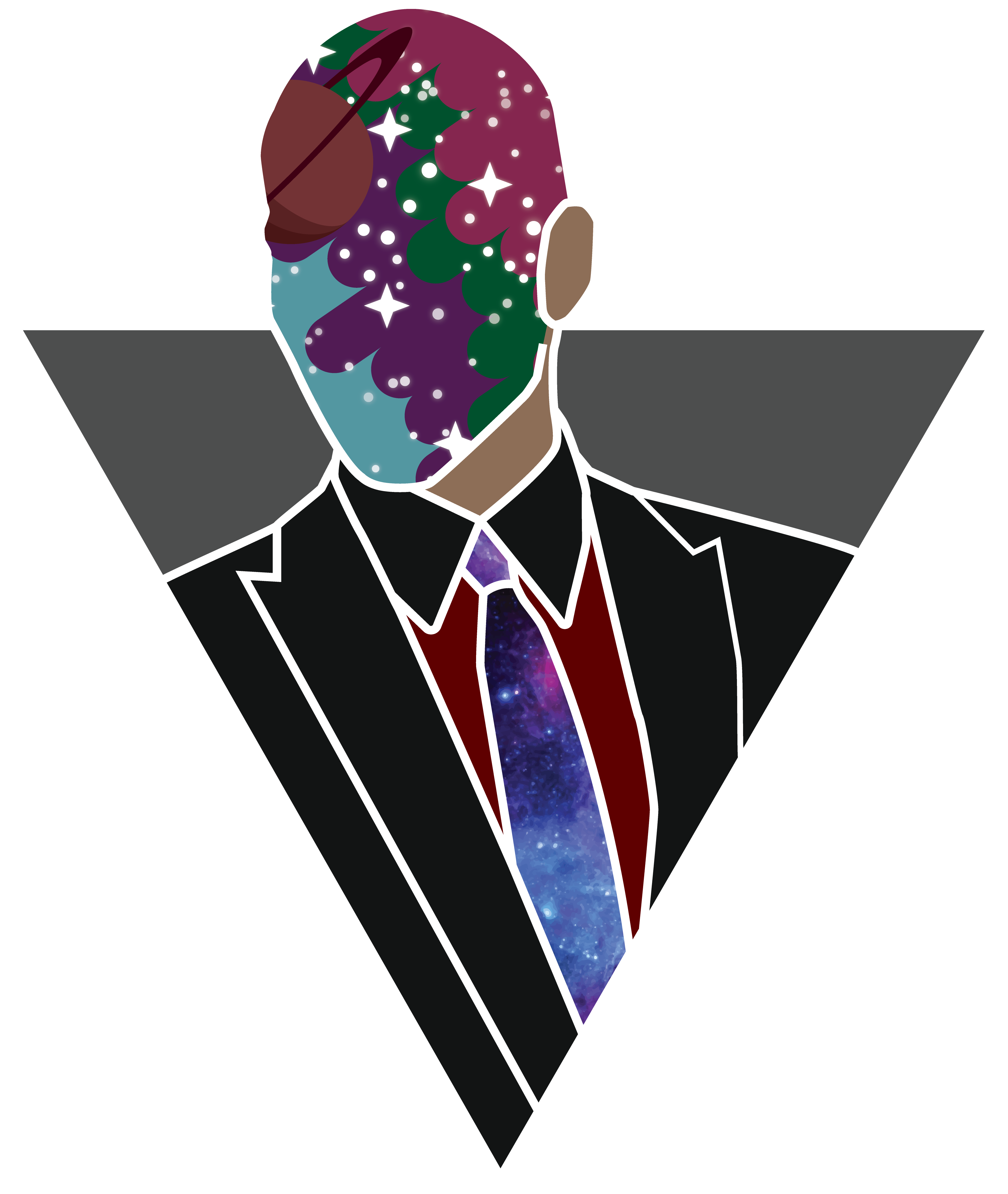 Illustrationspaceman - Illustration Clipart (3953x5382), Png Download