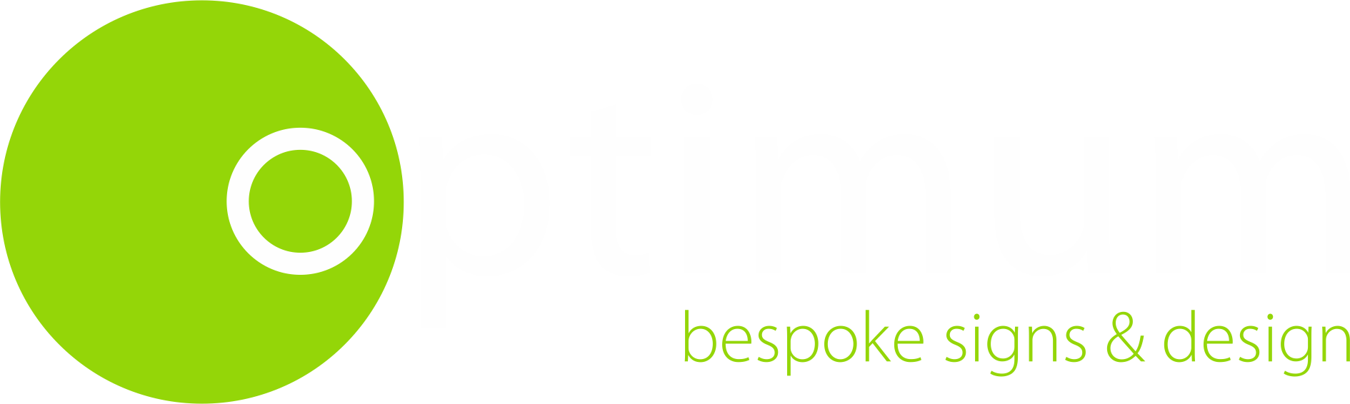 Optimum Signs - Graphic Design Clipart (1890x566), Png Download