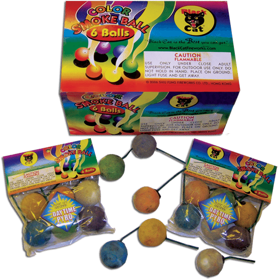 Color Smoke Balls 6 Pk Bc - Diya Clipart (600x600), Png Download