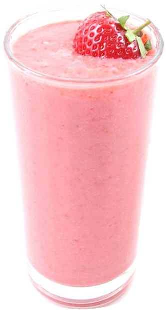Smoothie Clipart Transparent Tumblr - Strawberry Milkshake Png (500x681), Png Download