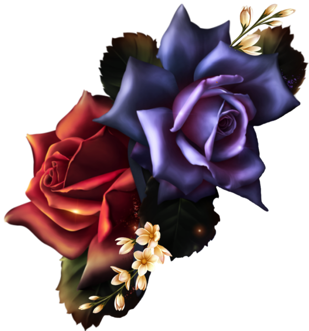 Goth Bouquet Flower Art, Jaguar, Bouquets, Florals, - Moonbeam Goth Bouquet Clipart (621x664), Png Download