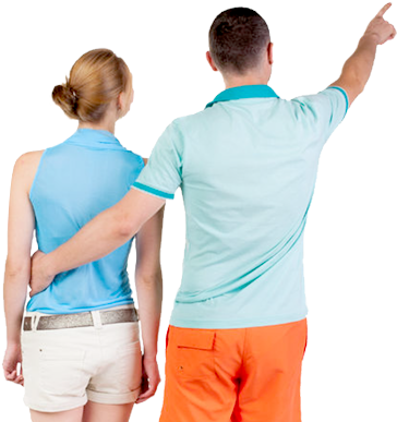 Flying Banners - Standing Clipart (1600x602), Png Download