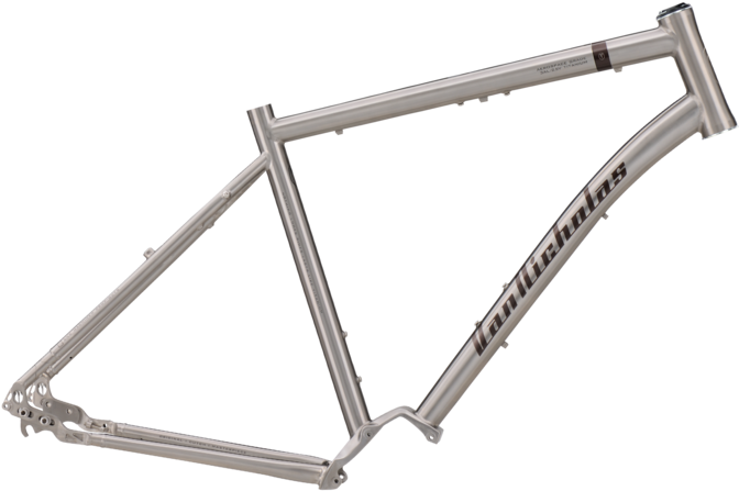 Van Nicholas Pioneer Rohloff 29er 3al/2 - Titanium Mountain Bike Frame Clipart (740x520), Png Download