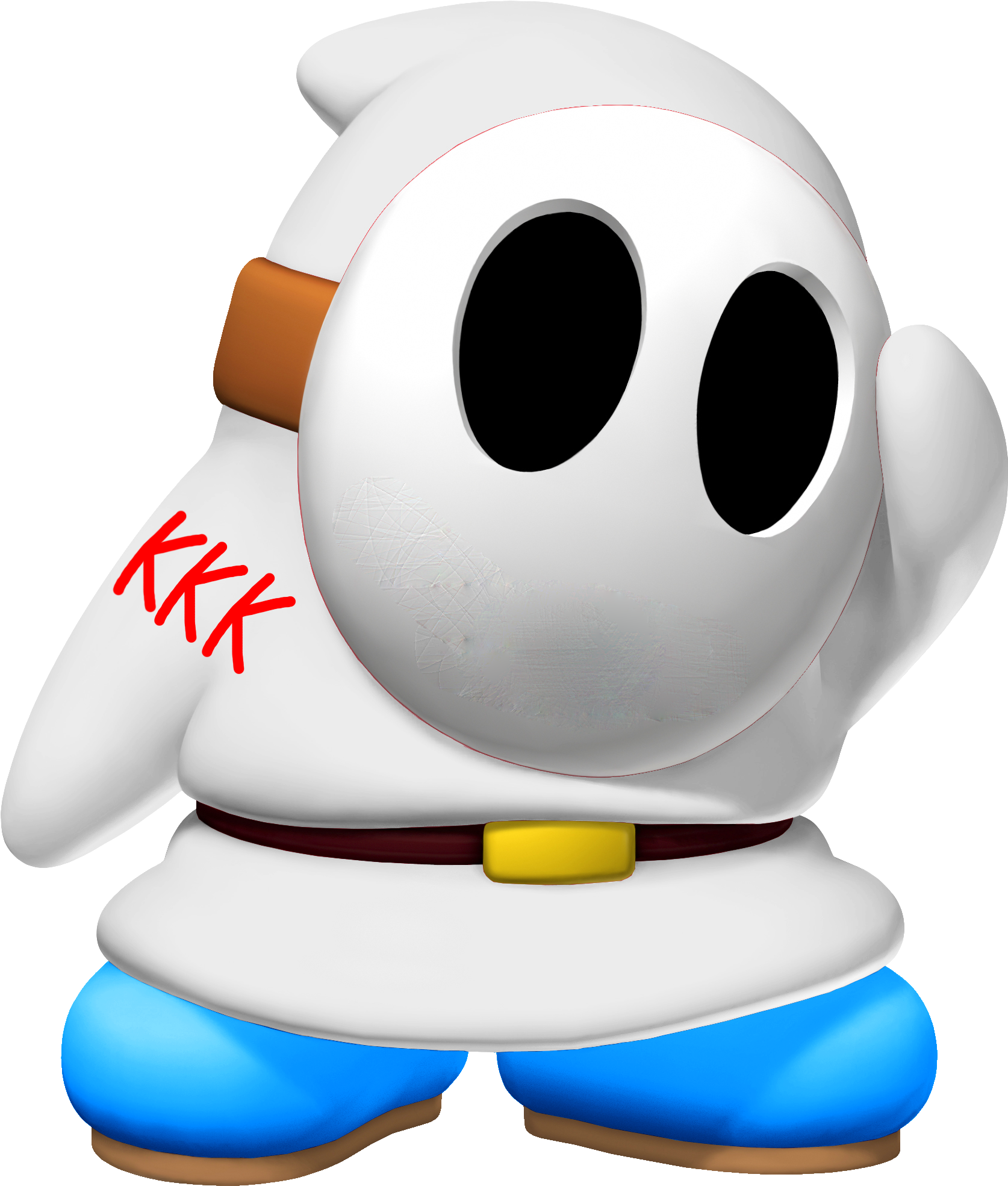 Shy Guy Anonymous Fri Jun 9 - Kkk Member Shy Guy Clipart - Large Size Png I...