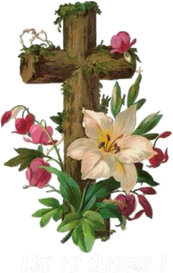 Has Risen Easter - Religious Happy Easter Clip Art Free - Png Download (1024x1024), Png Download