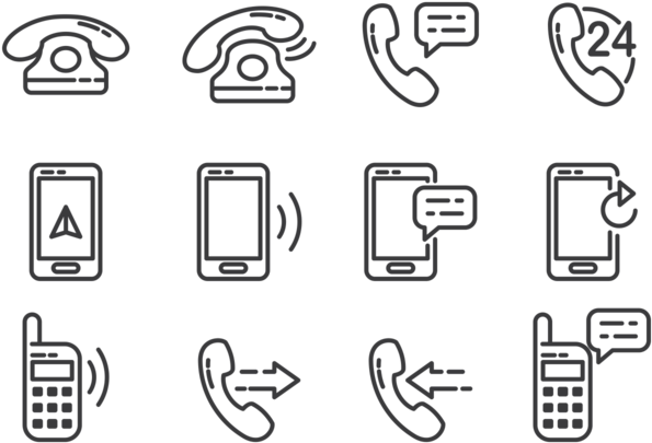 電話 Ai Clipart (700x490), Png Download