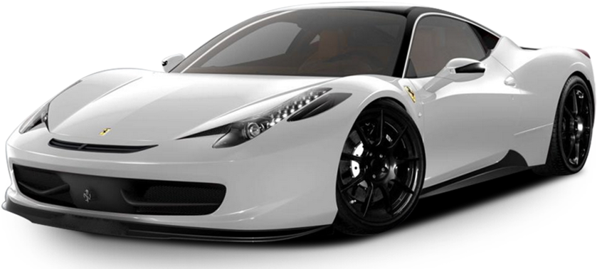 Used Cars For Sale In Newark - White Ferrari Car Price Clipart (848x440), Png Download