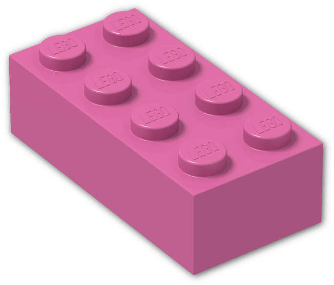 Pink Lego Brick Png Clipart (800x600), Png Download