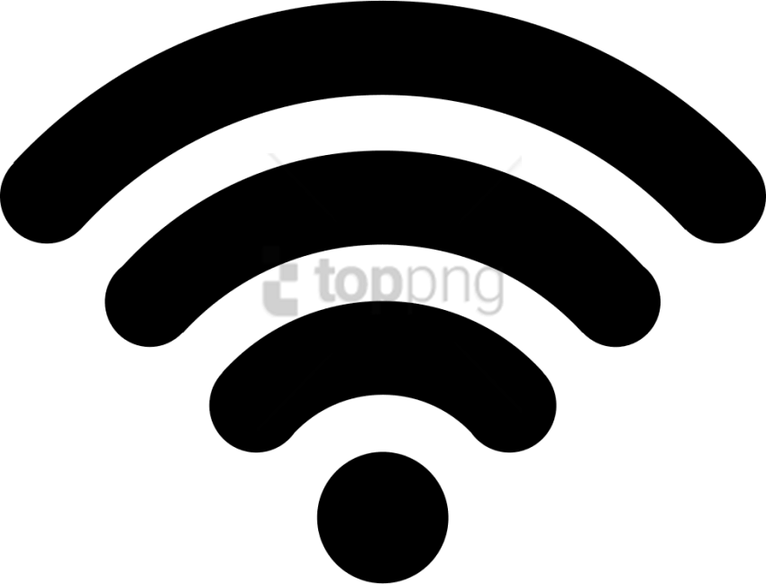 Free Png Wifi Png Image With Transparent Background - Wifi Symbol Clipart (850x648), Png Download