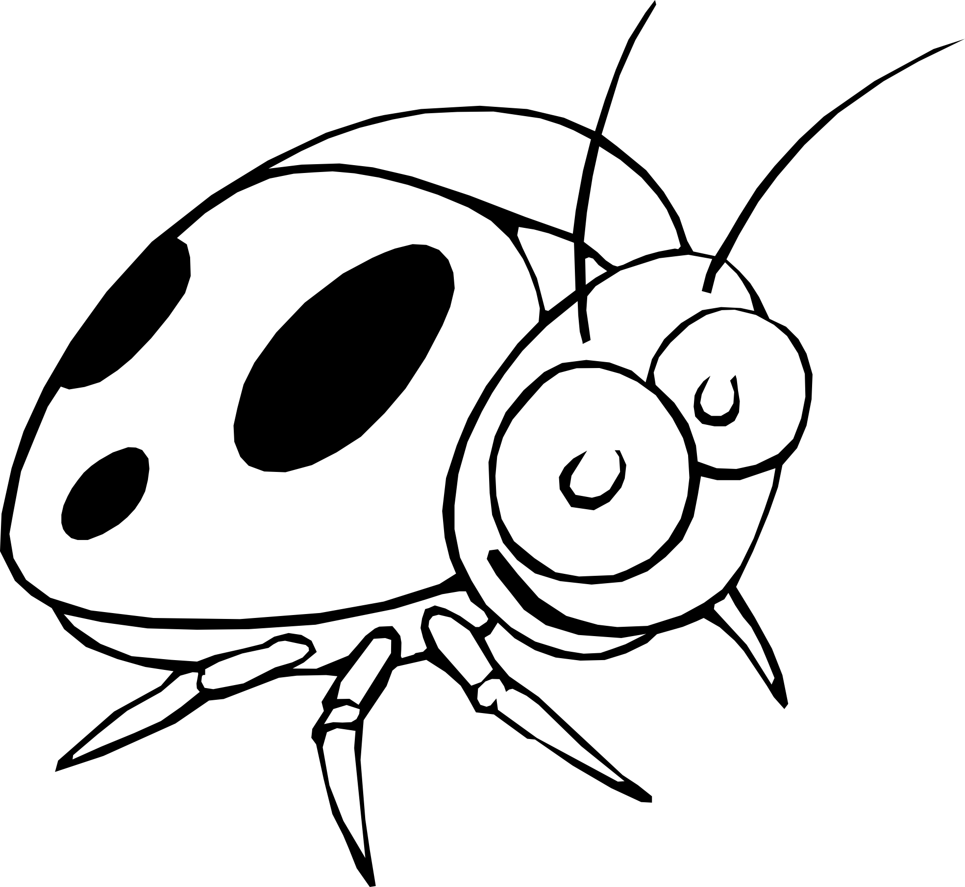 Black And White Book Clipart - Black And White Nature Clip Art - Png Download (1331x1223), Png Download