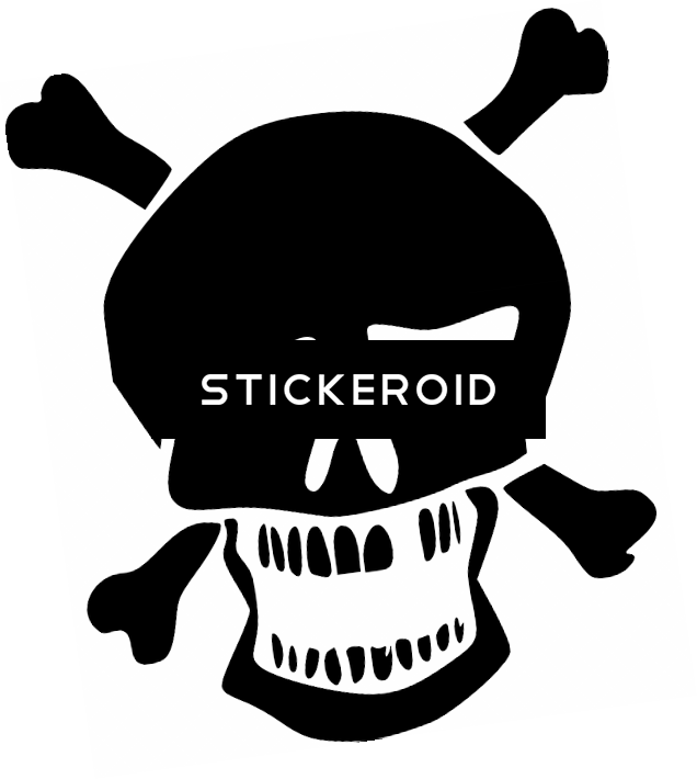 Hitler Vector Skeleton - Skull And Crossbones Transparent Clipart (636x710), Png Download