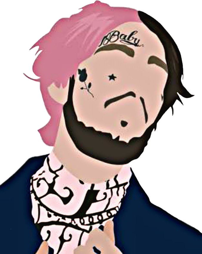 #peep #lilpeep #lil #lilpeepanimado #memoriadelilpeep - Lil Peep Inspired Paintings Clipart (686x861), Png Download