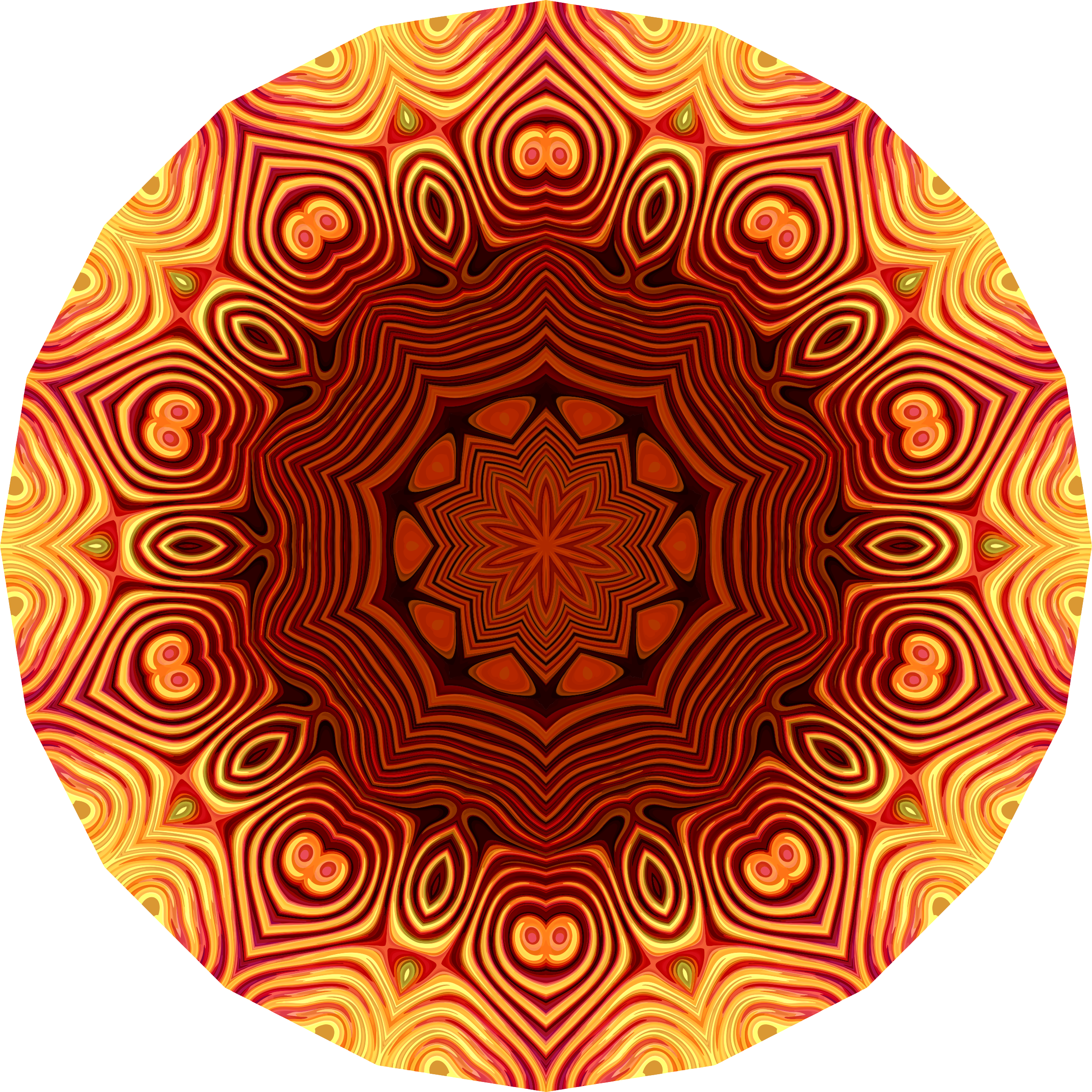 This Free Icons Png Design Of Mandala 20 - Circle Clipart (2400x2400), Png Download