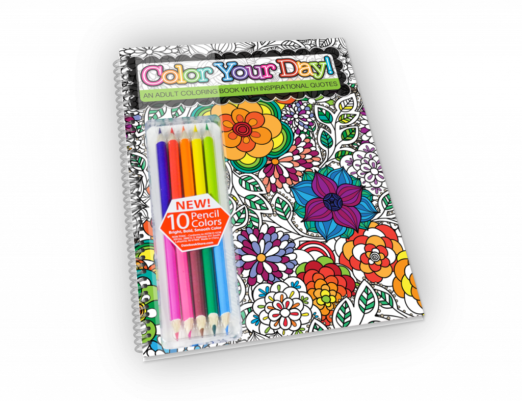 Color Coloring Book Phenomenal Page Book2 Cover Pencils - Craft Clipart (1024x787), Png Download