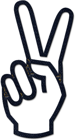 Peace Hand Symbol - Peace Sign Hand Png Clipart (600x600), Png Download