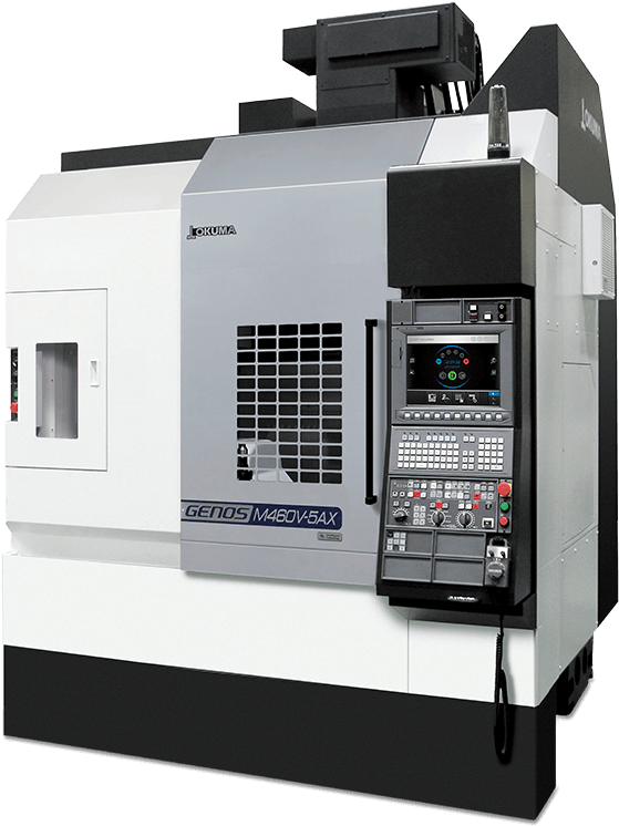 Genos M460v-5ax - Okuma Genos 460 5ax Clipart (800x792), Png Download