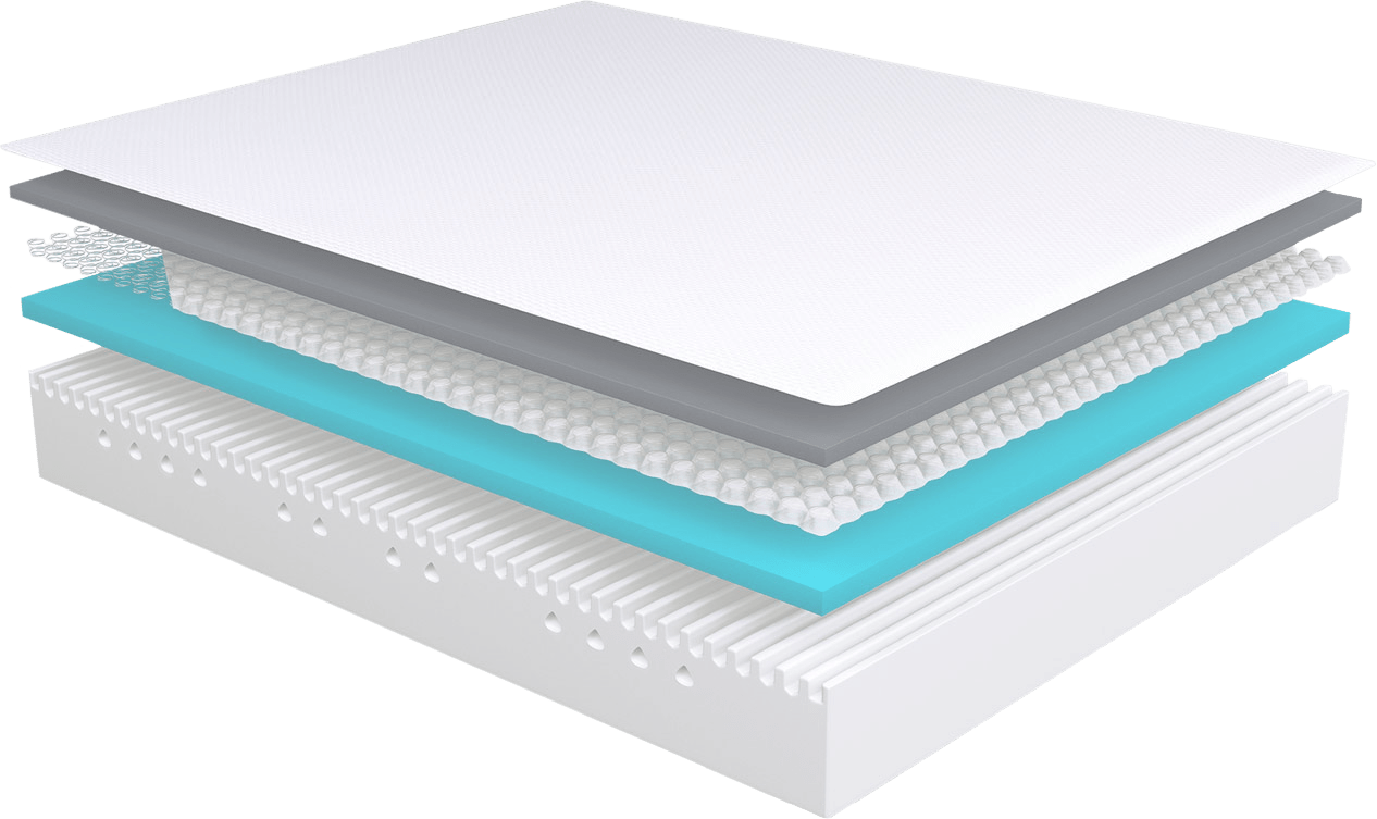 Mattress Layer - Simba Mattress Inside Clipart (1266x753), Png Download