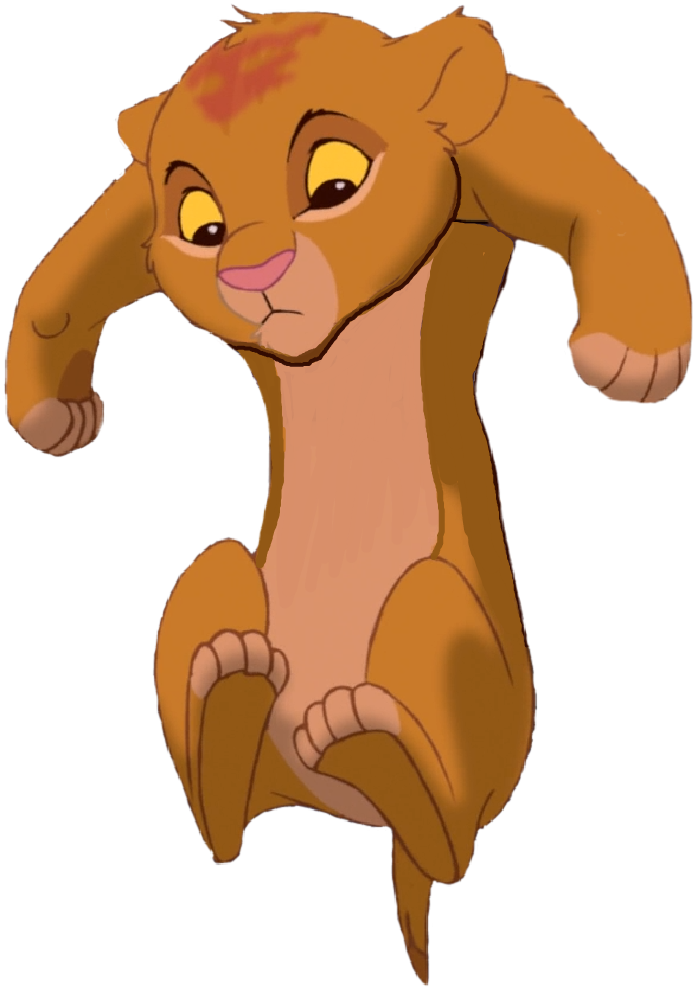 Simba Sticker - Cartoon Clipart (693x989), Png Download
