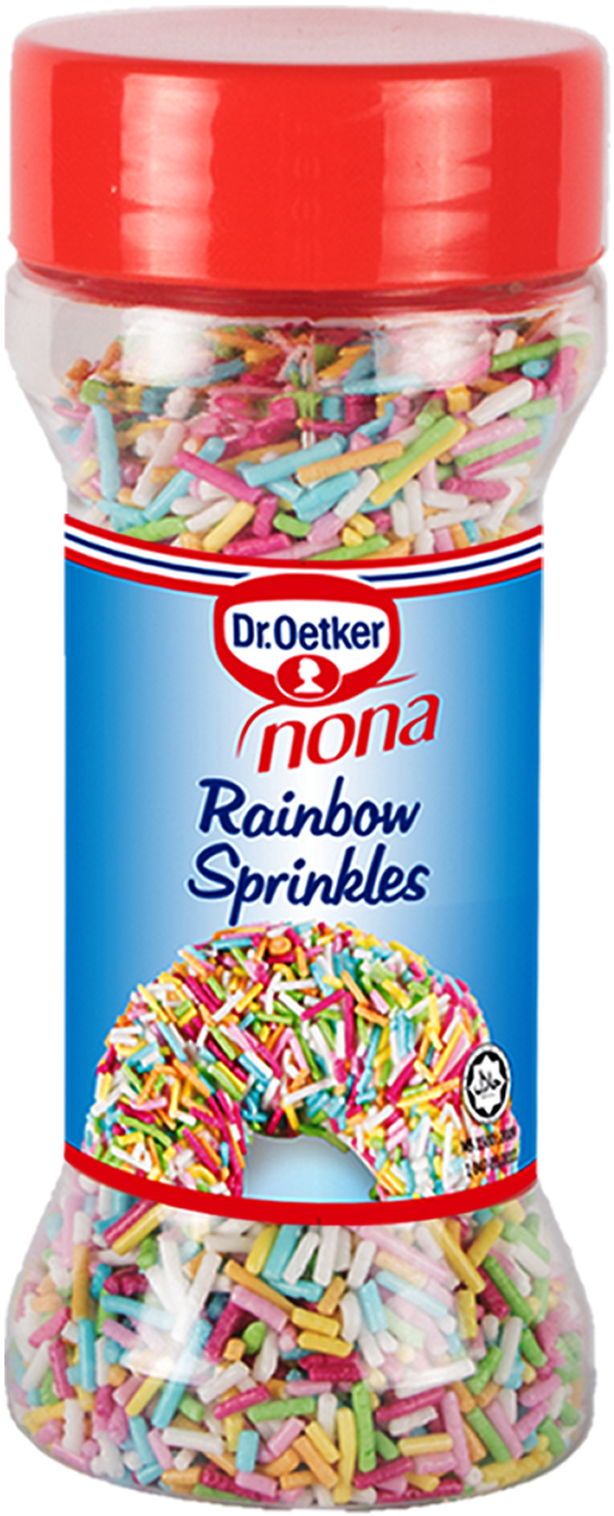 Dr Oetker Rainbow Sprinkles Clipart Large Size Png Image PikPng