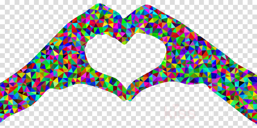 Download Hands In Heart Shape Png Clipart Hand Heart - Heart Shaped Hands Clip Art Transparent Png (900x450), Png Download