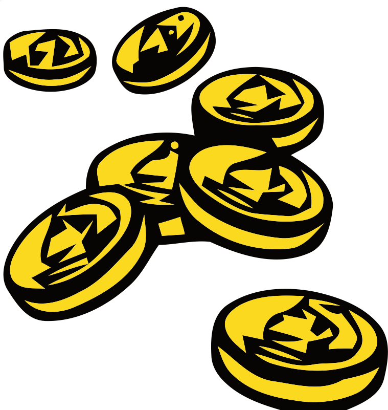 Pot Of Gold Clip Art The - Coin Clip Art - Png Download (775x800), Png Download