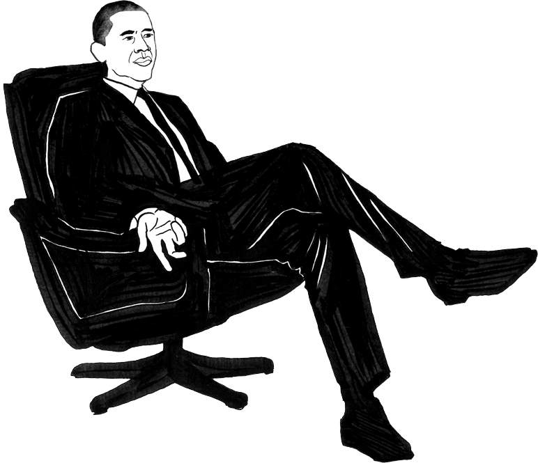 Now That Americans Have Chosen Barack Obama Over Mitt - Sitting Clipart (772x665), Png Download